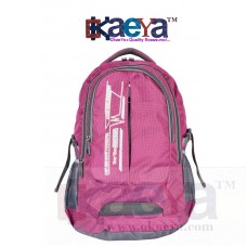 OkaeYa Polyester 40 Ltr Pink School Backpacks